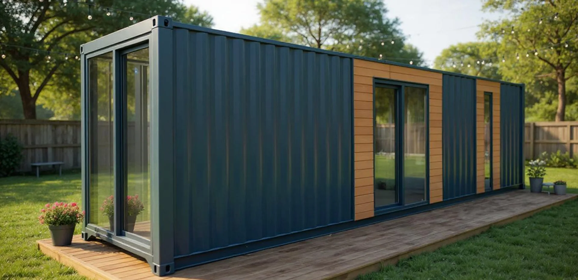 MODDOLIVING 40FT shipping container conversion.