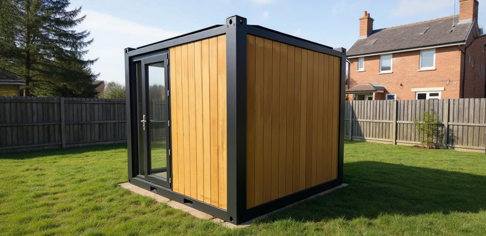 Series 300 S garden room — three-quarter exterior angle.
