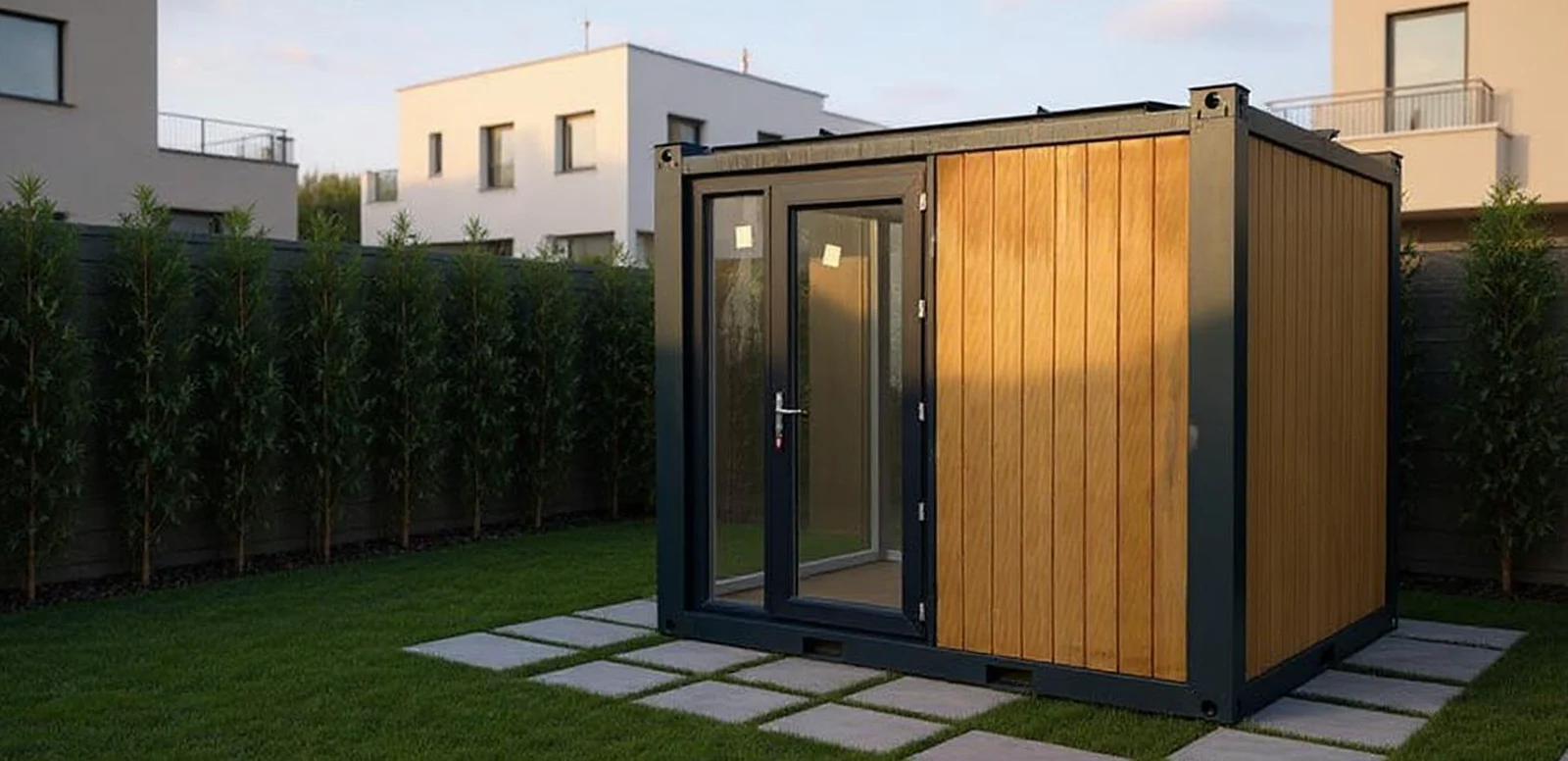 Series 300 S garden room — close-up of double-glazed window.
