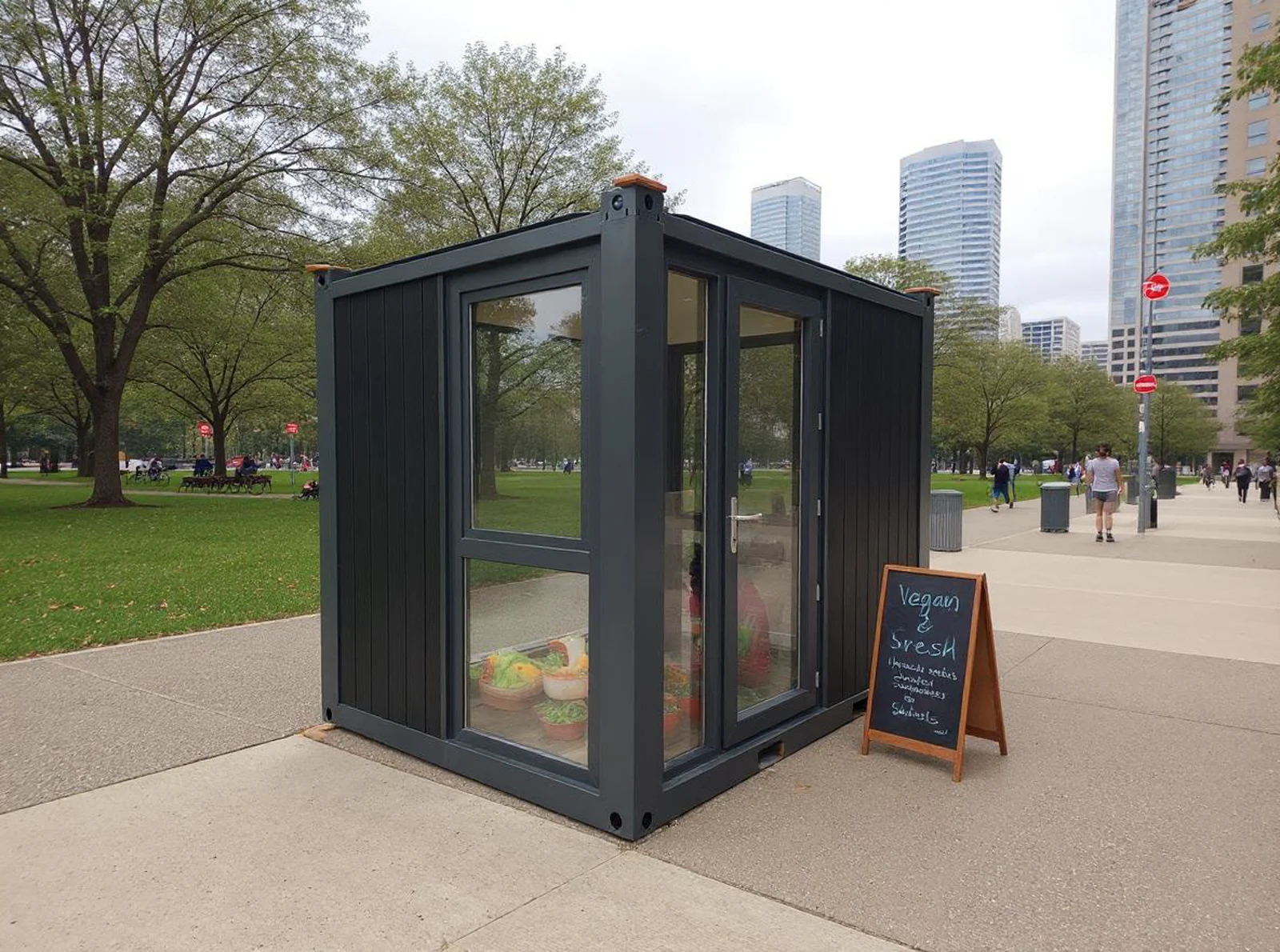 Series 300 S garden room — wider context with garden surroundings.