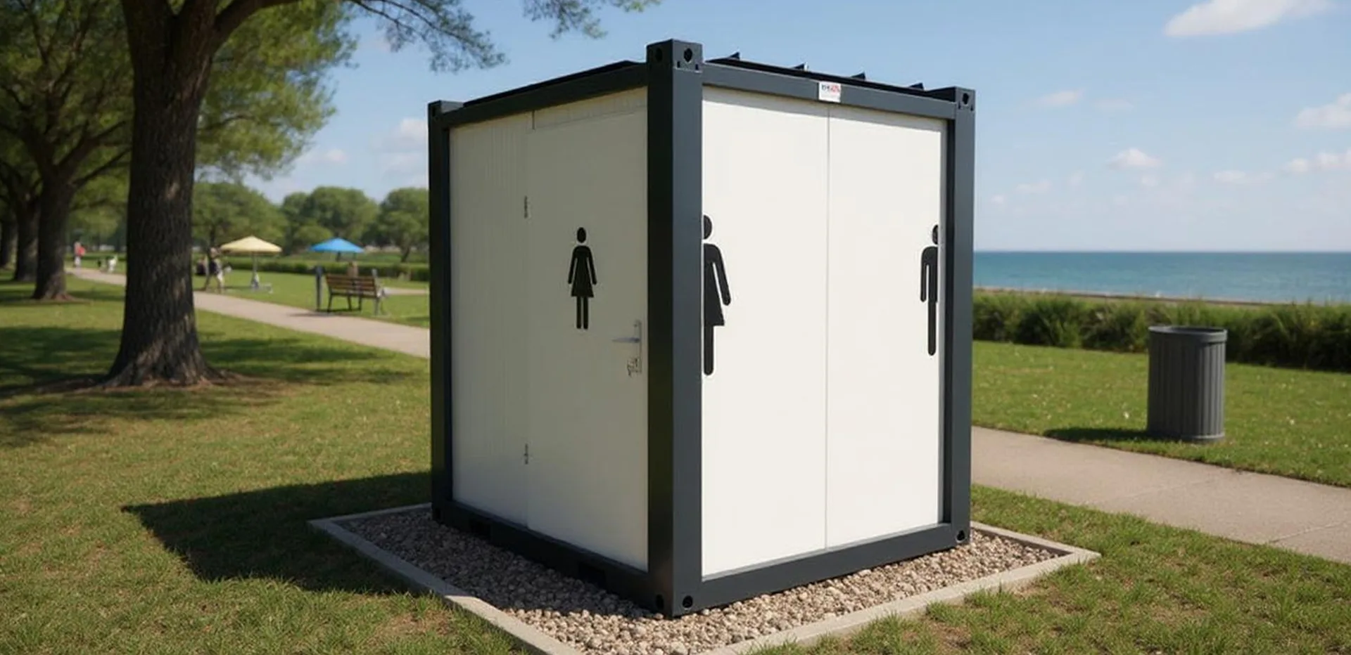 MODDOLIVING T210D large double WC cabin.