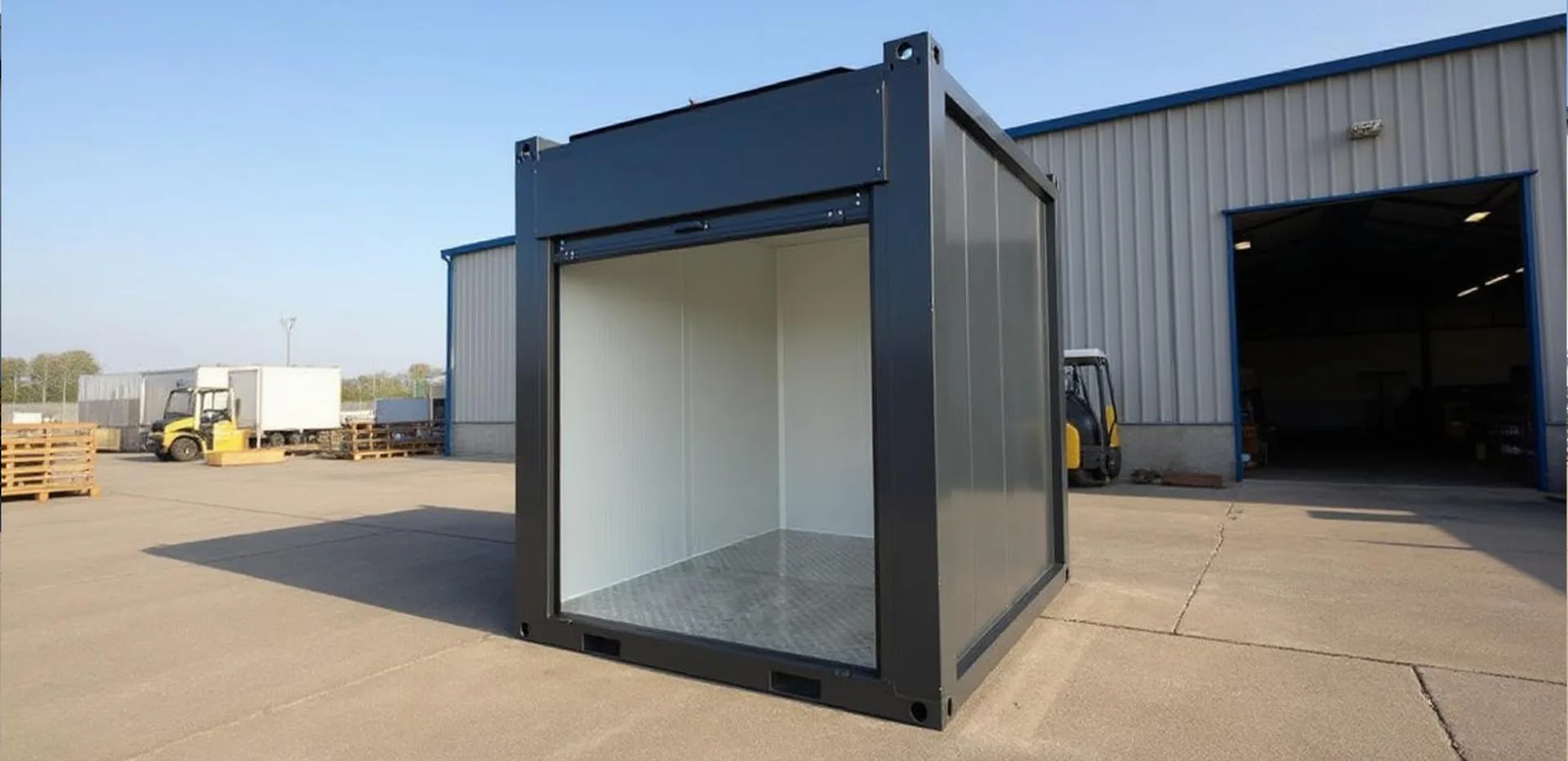 MODDOLIVING T600DP storage cabin — large double-bay weatherproof unit.